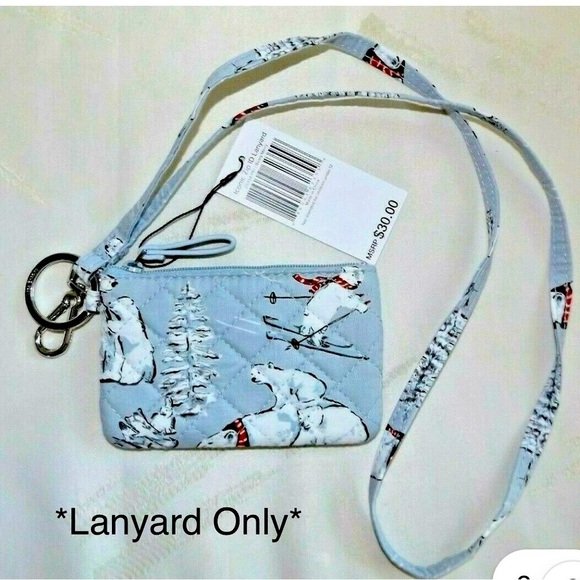 🆕 Berry Merry Lanyard Vera Bradley - Picture 3 of 5